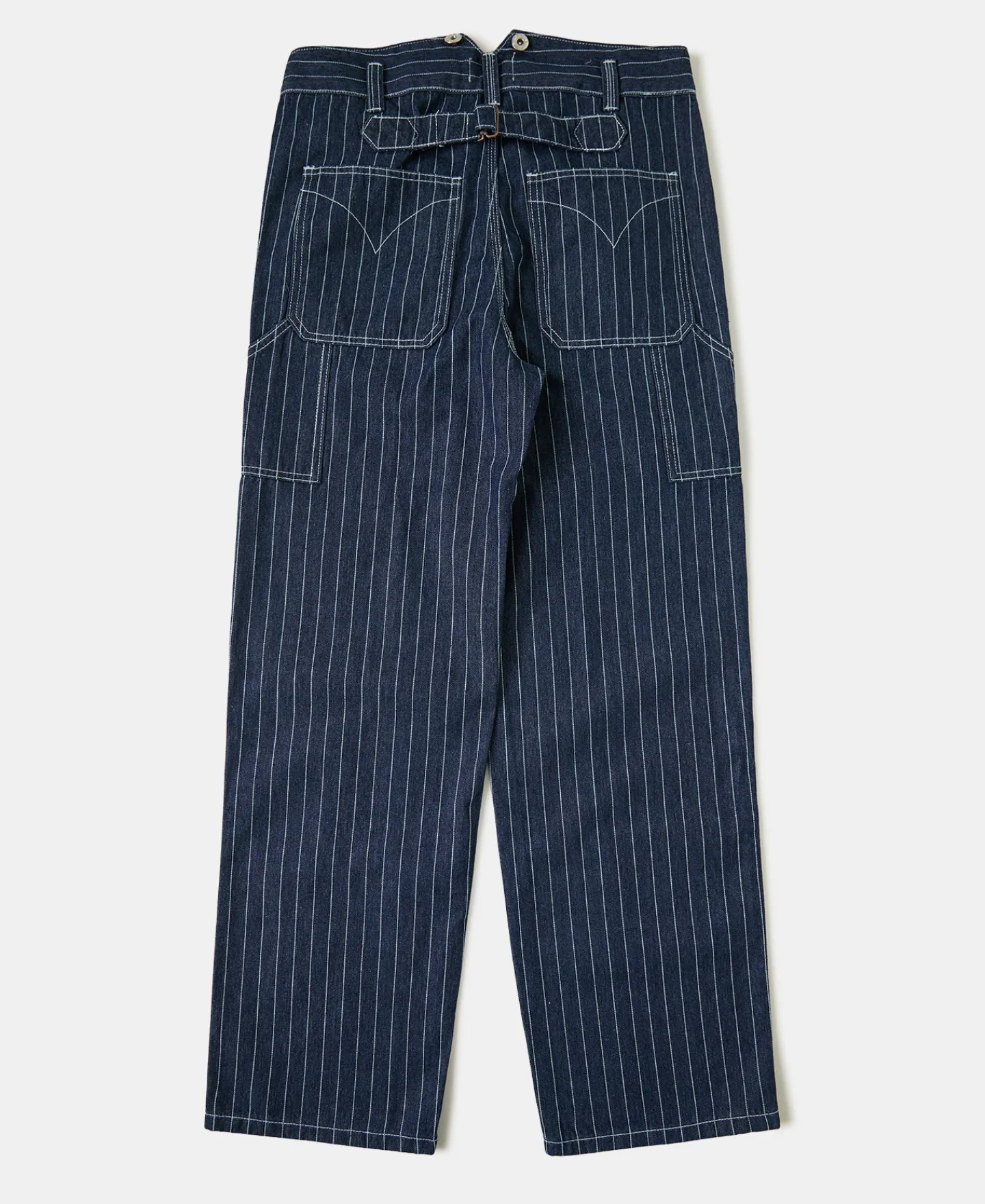 Discount Indigo Wabash Stripe Work Trousers Jeans | Denim