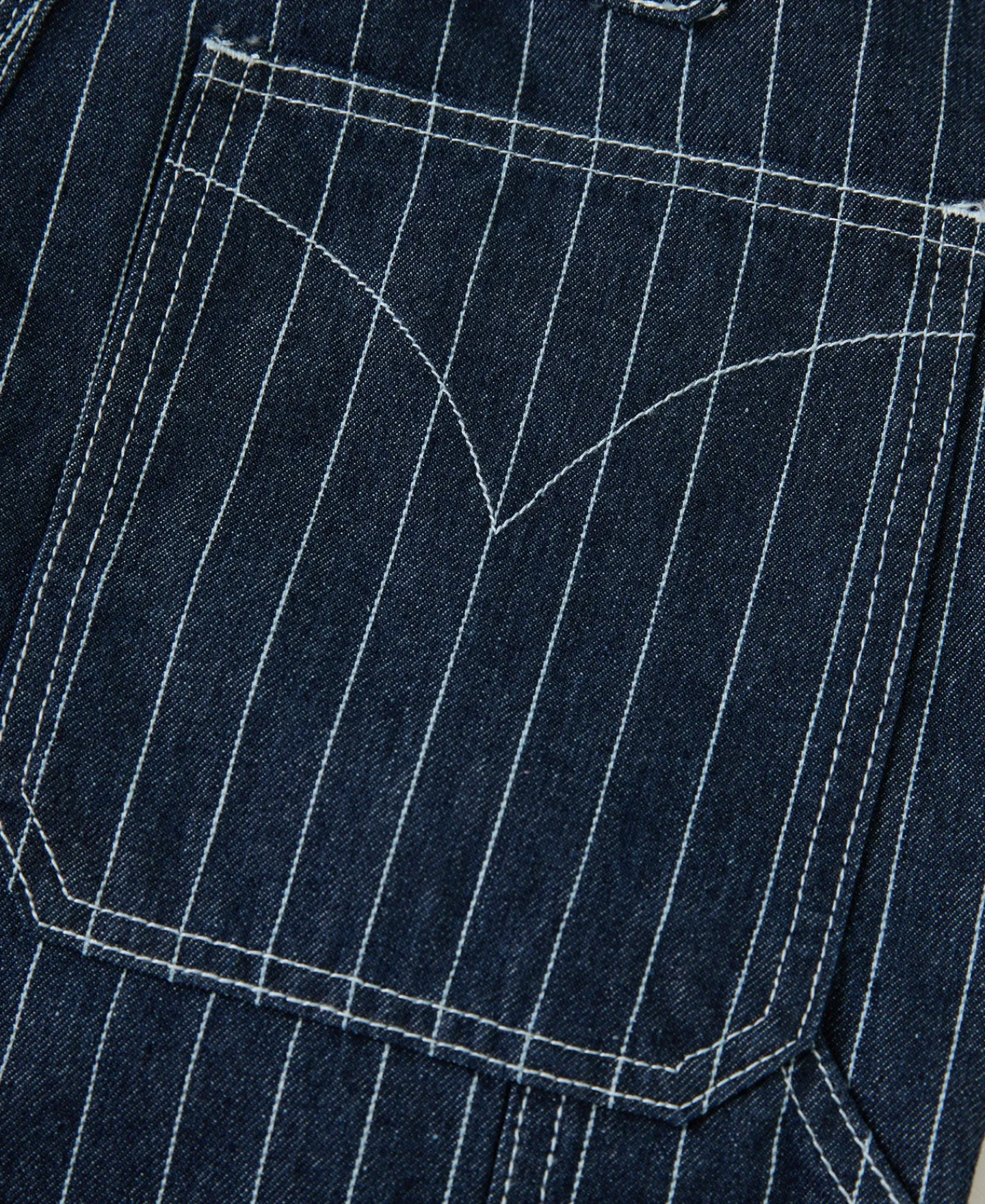 Discount Indigo Wabash Stripe Work Trousers Jeans | Denim