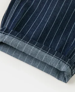 Discount Indigo Wabash Stripe Work Trousers Jeans | Denim