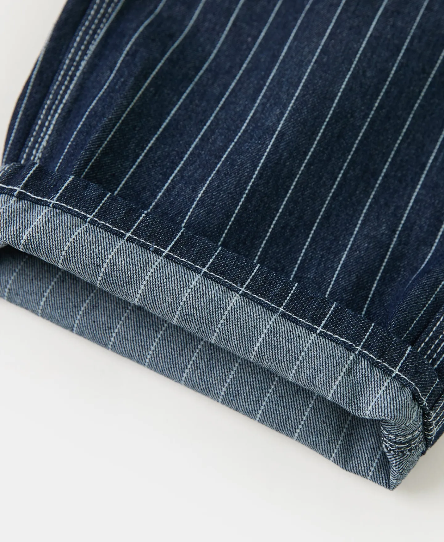 Discount Indigo Wabash Stripe Work Trousers Jeans | Denim