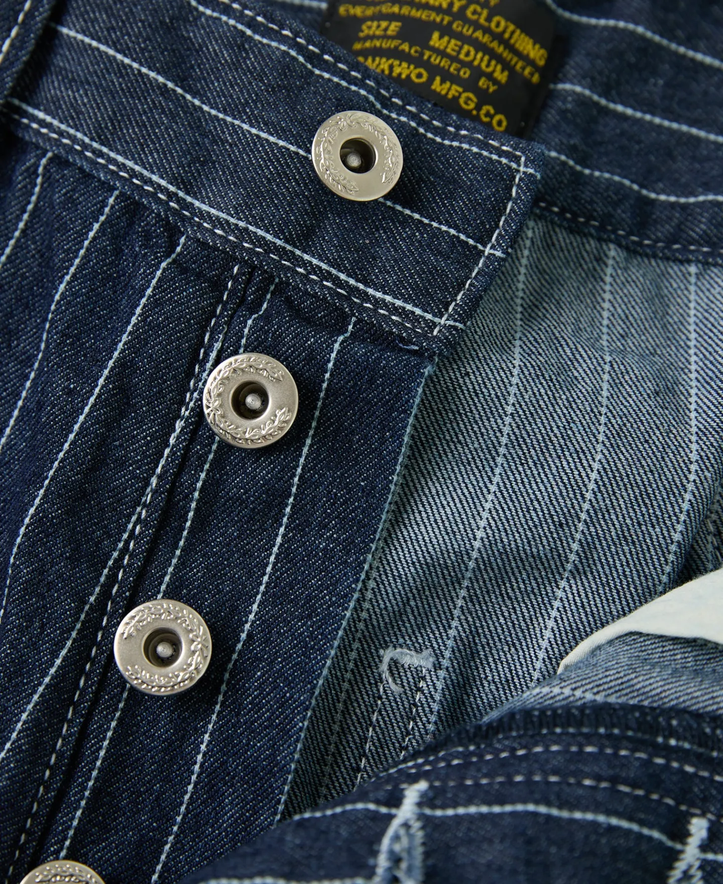 Discount Indigo Wabash Stripe Work Trousers Jeans | Denim