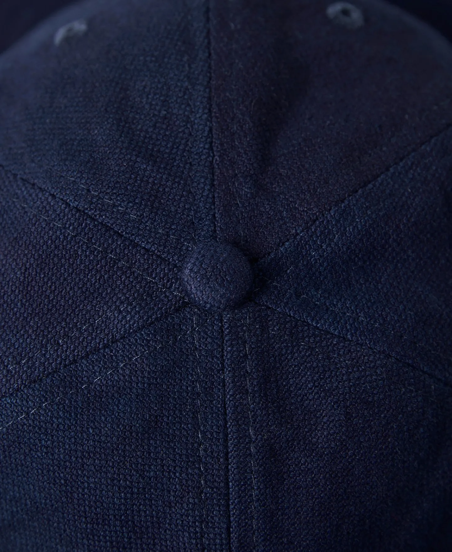 Fashion Indigo-Dyed Cotton-Linen Ball Cap Hats&caps