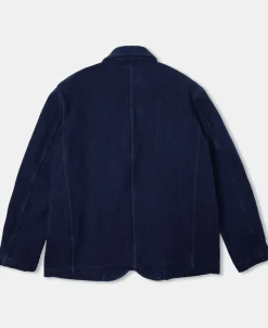 Clearance Indigo-Dyed Sashiko Work Jacket Jackets&coats