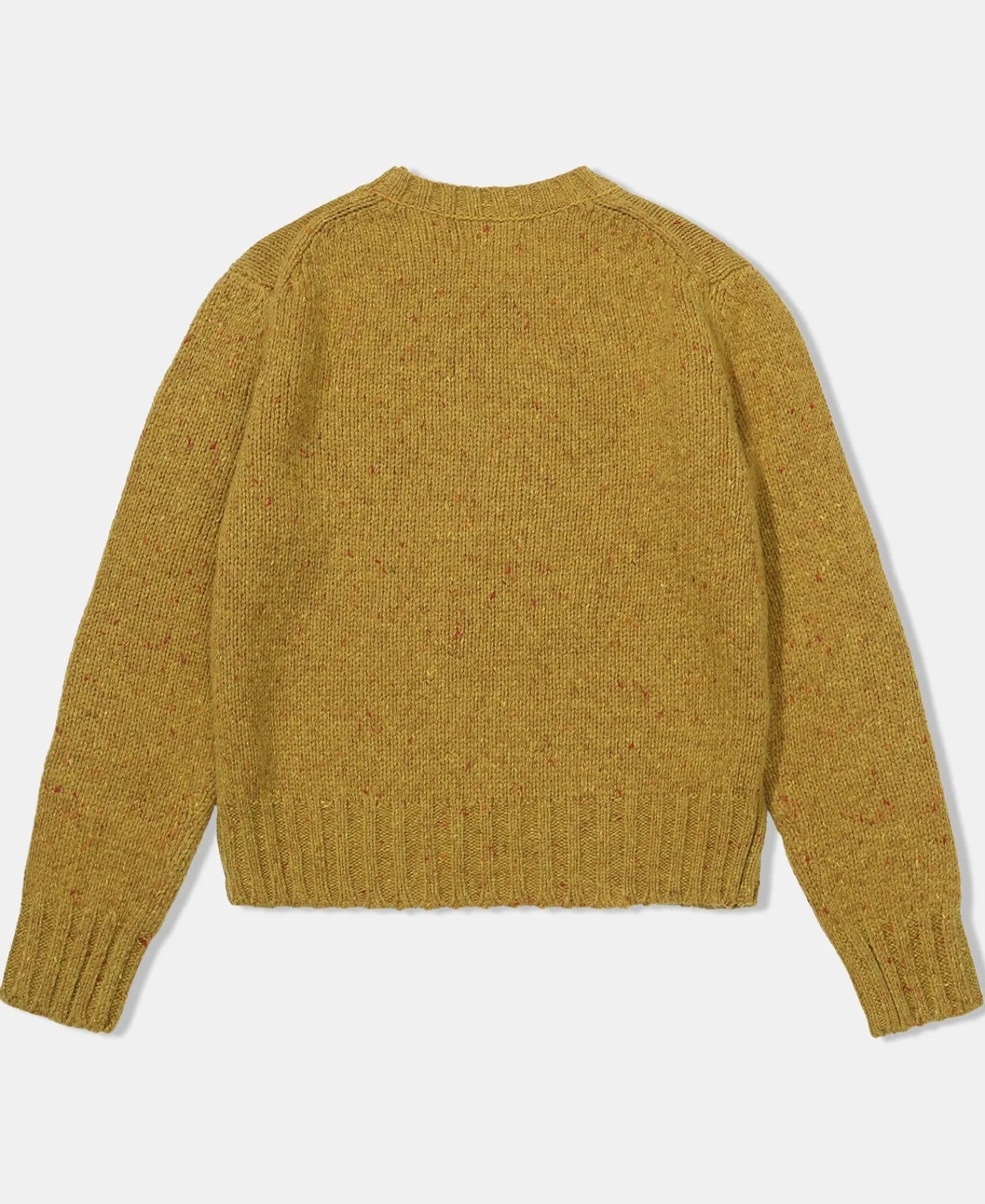 Clearance Ivy League Retro Letter Color Contrast Sweater - Yellow Knitwear&sweaters