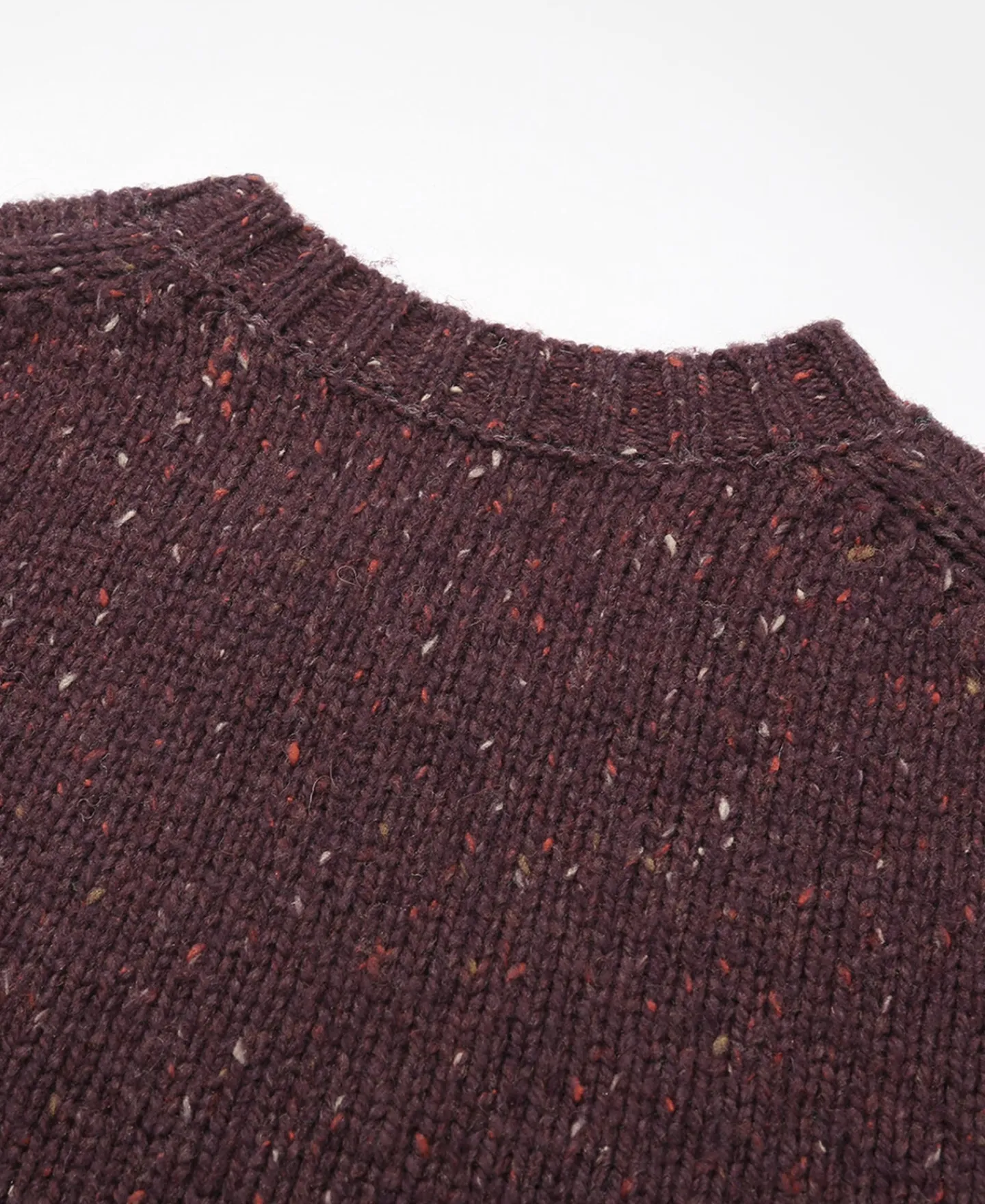 Best Ivy League Retro Letter Color Contrast Sweater - Purple Knitwear&sweaters