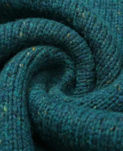 New Ivy League Retro Letter Color Contrast Sweater - Lake Blue Knitwear&sweaters