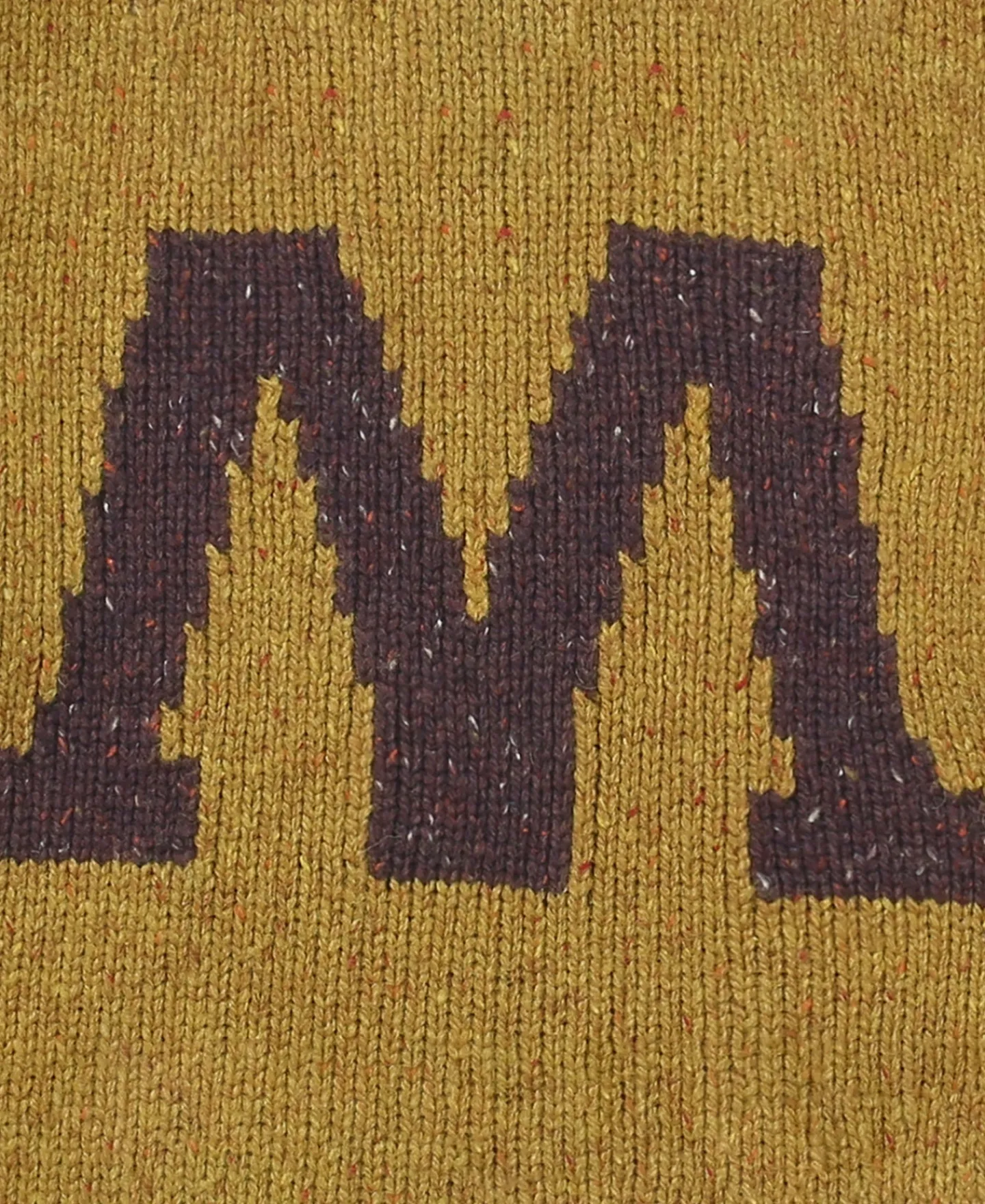 Clearance Ivy League Retro Letter Color Contrast Sweater - Yellow Knitwear&sweaters