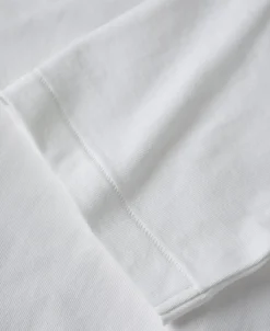Hot Loopwheel Tubular Athletic T-Shirt - White Short Sleeve T-Shirts | T-shirts