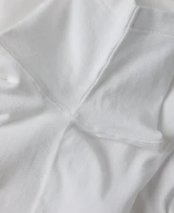 Hot Loopwheel Tubular Athletic T-Shirt - White Short Sleeve T-Shirts | T-shirts