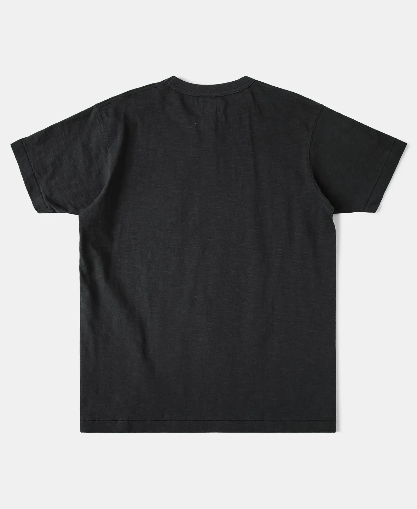 Best Loopwheel Tubular Slub Cotton Pocket T-Shirt - Vintage Black Short Sleeve T-Shirts | T-shirts