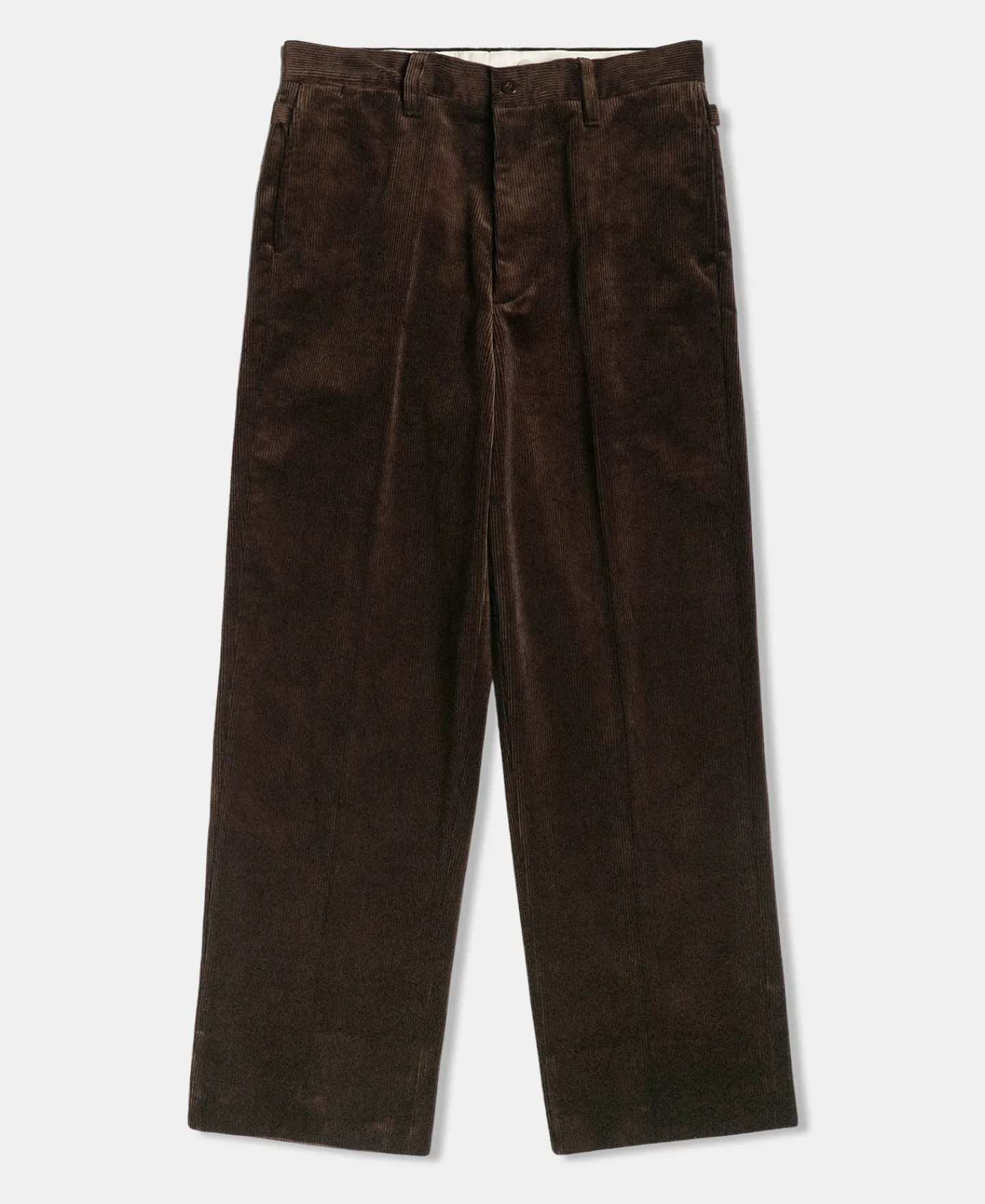 Sale Lot 840 9.5 Wale 1940s Corduroy Work Pants - Dark Brown Pants&trousers