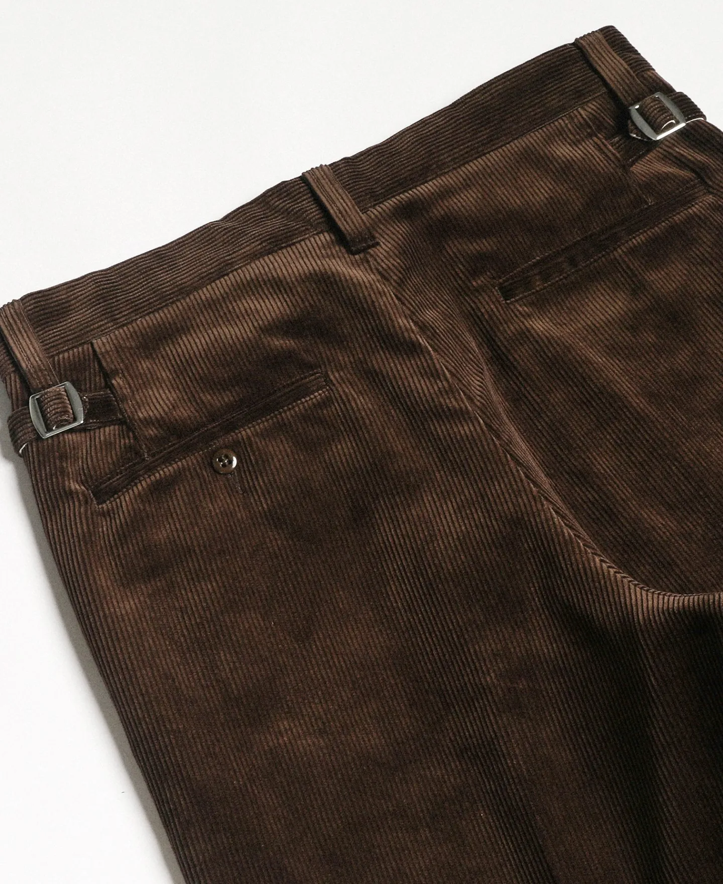 Sale Lot 840 9.5 Wale 1940s Corduroy Work Pants - Dark Brown Pants&trousers