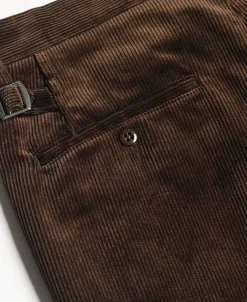 Sale Lot 840 9.5 Wale 1940s Corduroy Work Pants - Dark Brown Pants&trousers