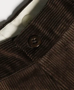 Sale Lot 840 9.5 Wale 1940s Corduroy Work Pants - Dark Brown Pants&trousers