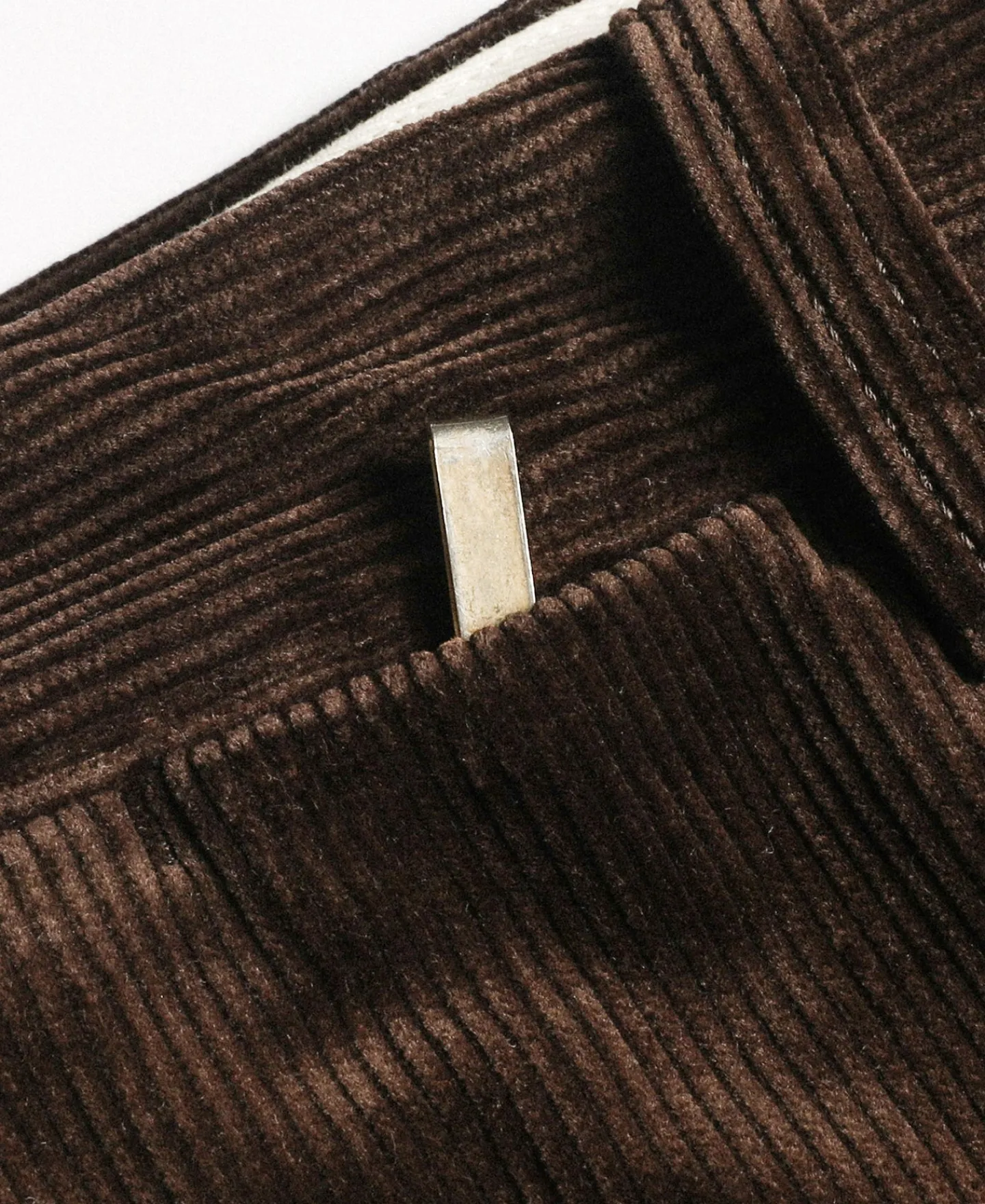 Sale Lot 840 9.5 Wale 1940s Corduroy Work Pants - Dark Brown Pants&trousers