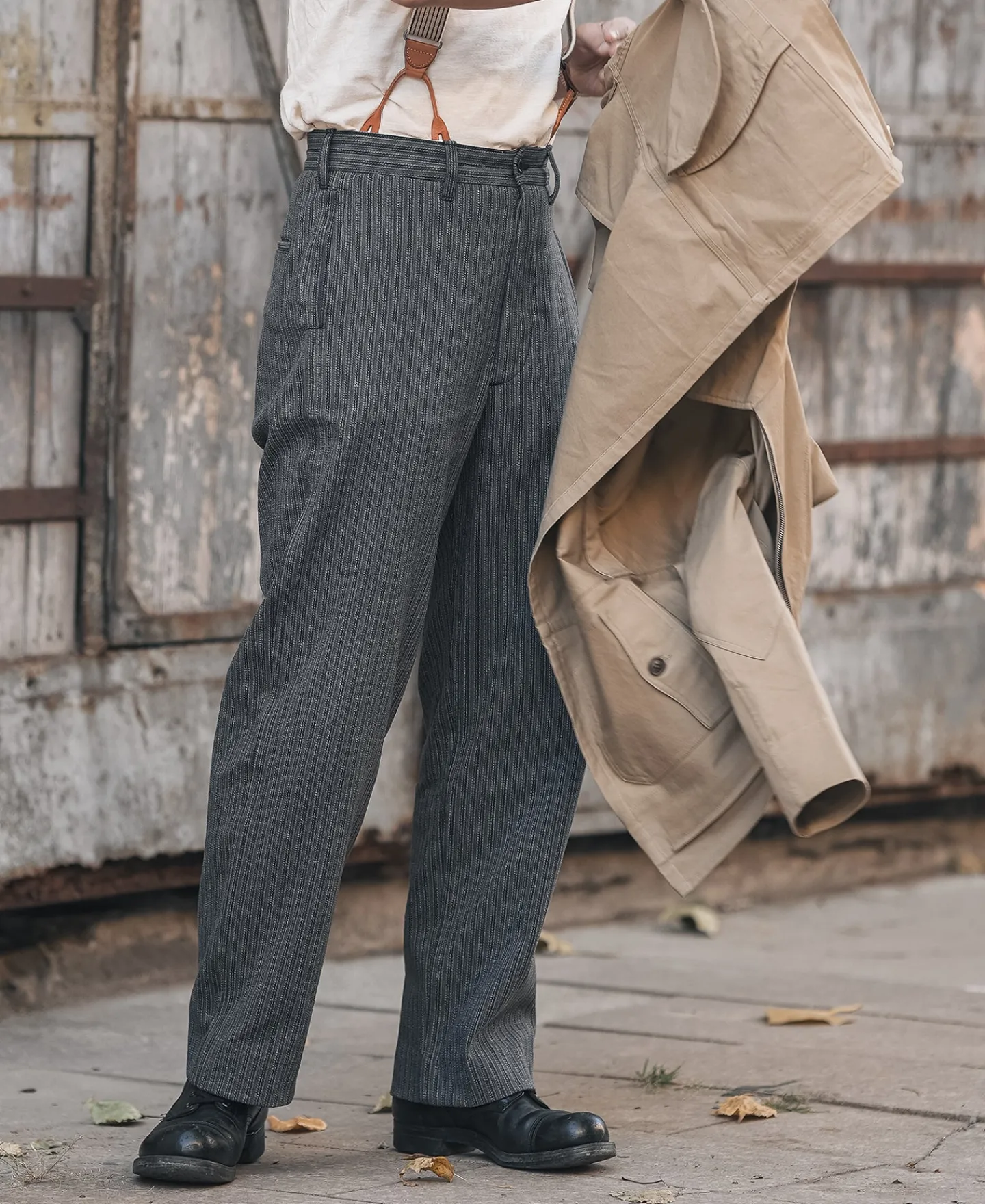 Best Lot 931 Black & Gray Stripe Pants Pants&trousers