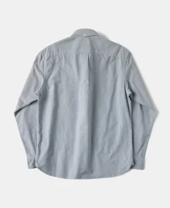 Sale Lot 218 Button Down Oxford Shirt - Blue Long Sleeve Shirts | Shirts