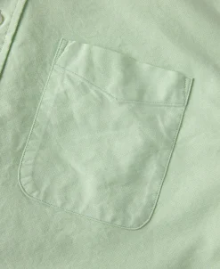 Online Lot 218 Button Down Oxford Shirt - Green Long Sleeve Shirts | Shirts