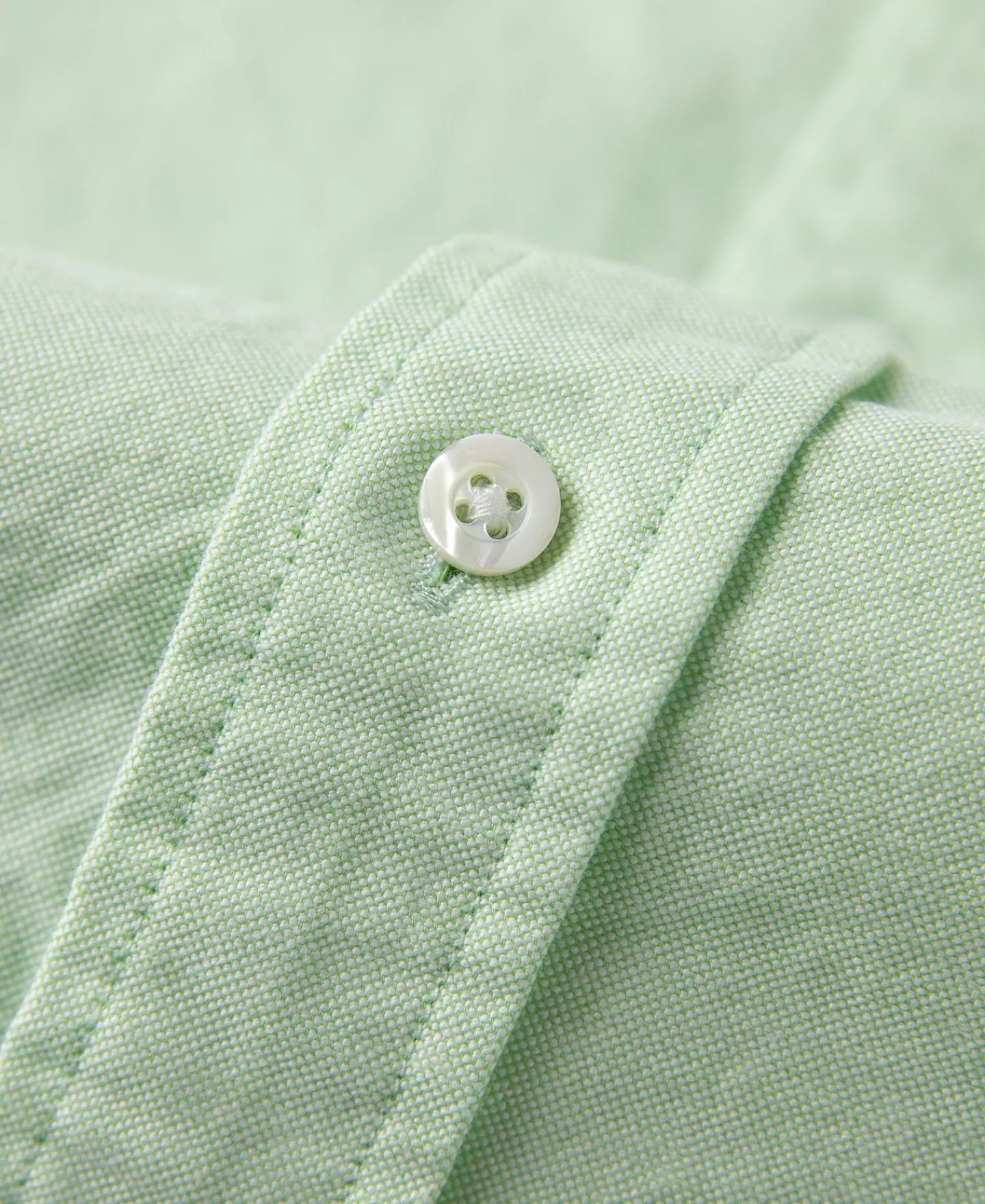 Online Lot 218 Button Down Oxford Shirt - Green Long Sleeve Shirts | Shirts