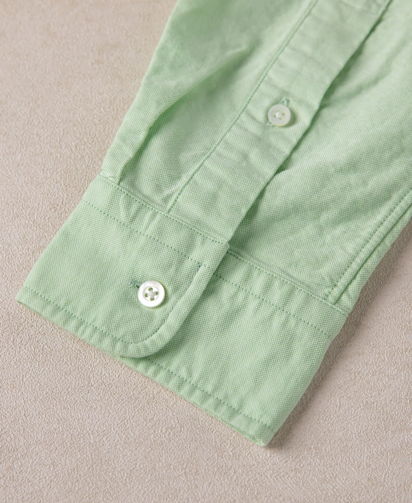 Online Lot 218 Button Down Oxford Shirt - Green Long Sleeve Shirts | Shirts