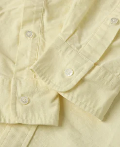 Best Lot 218 Button Down Oxford Shirt - Creamy Yellow Long Sleeve Shirts | Shirts