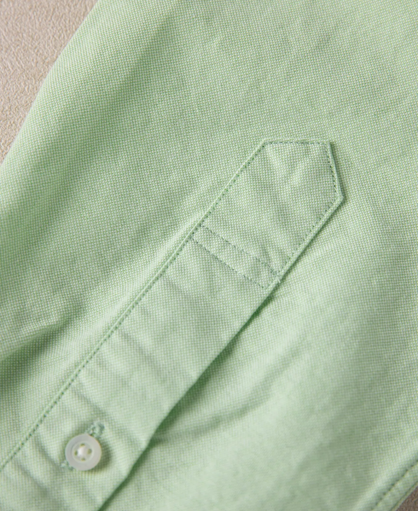 Online Lot 218 Button Down Oxford Shirt - Green Long Sleeve Shirts | Shirts