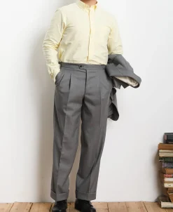 Best Lot 218 Button Down Oxford Shirt - Creamy Yellow Long Sleeve Shirts | Shirts