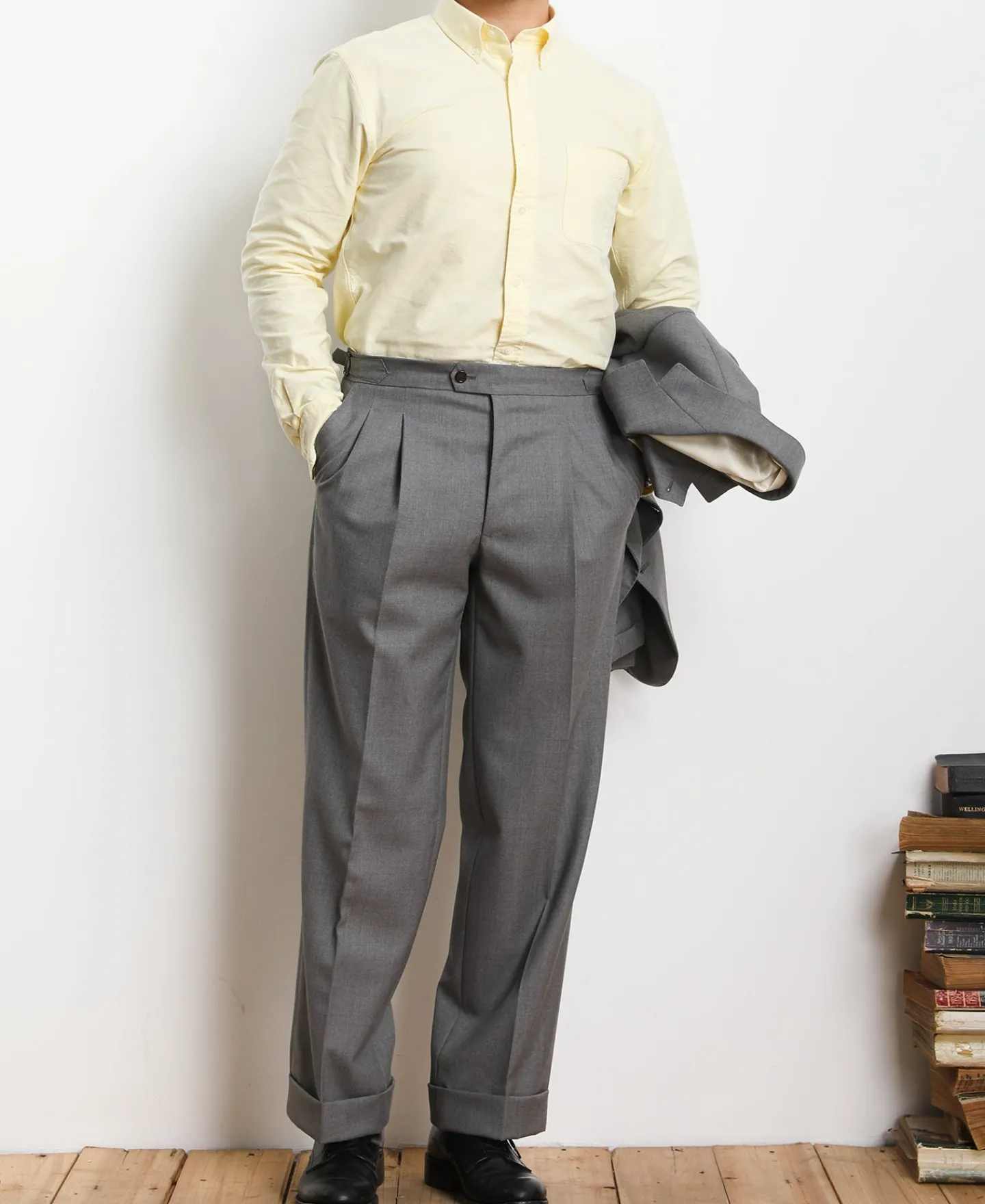 Best Lot 218 Button Down Oxford Shirt - Creamy Yellow Long Sleeve Shirts | Shirts