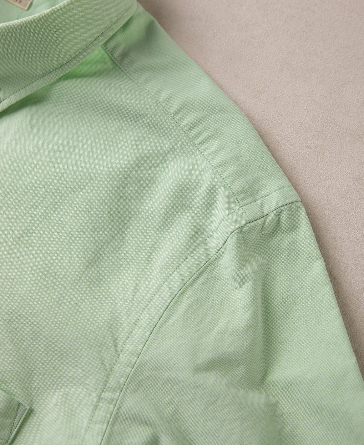 Online Lot 218 Button Down Oxford Shirt - Green Long Sleeve Shirts | Shirts