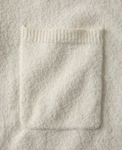 Clearance Lot 917 Cotton-Blend Bouclé Polo Shirt - Cream White Polo Shirts | Short Sleeve T-Shirts