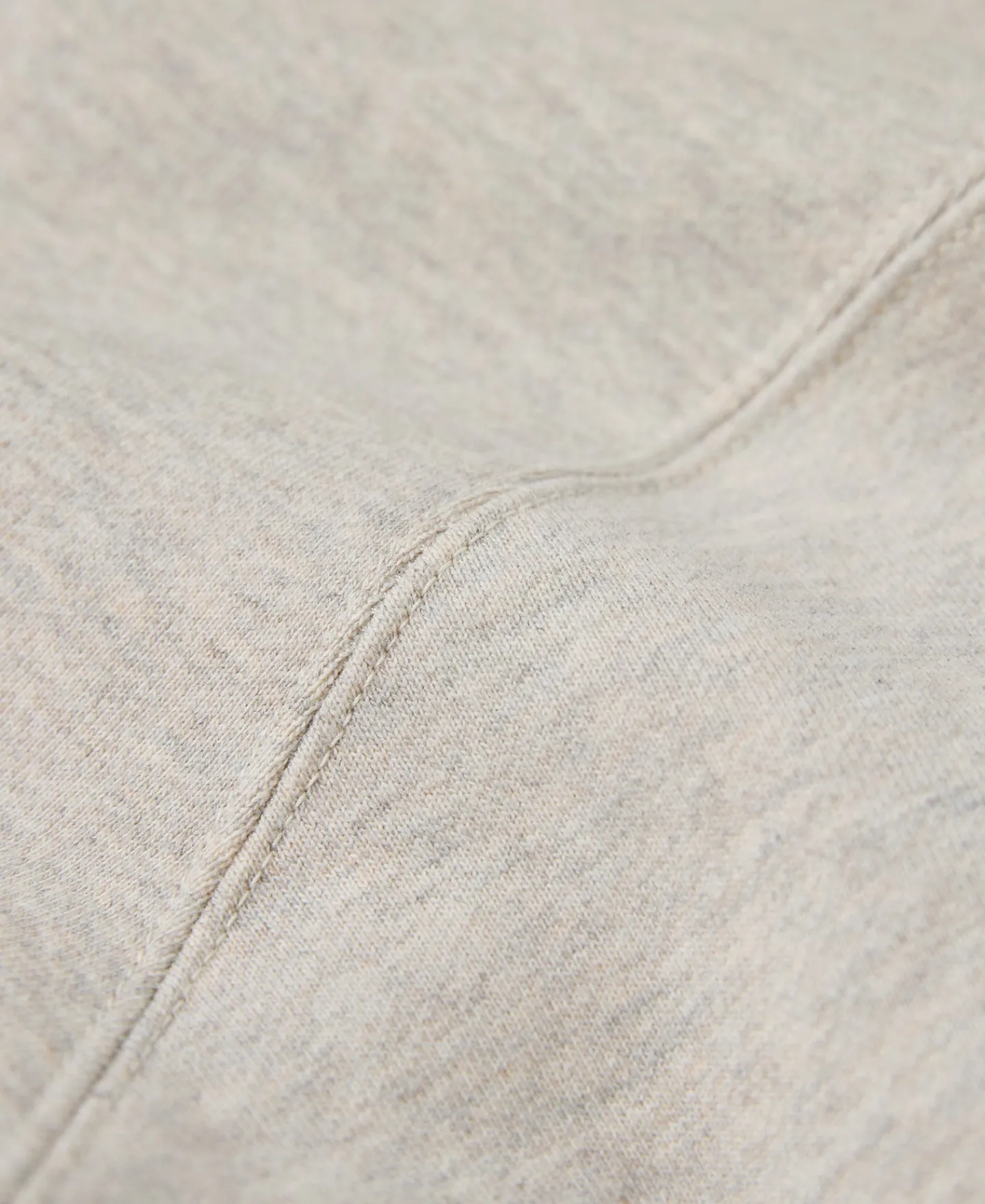 New Lot 117 Double V-Gusset After Hoodie - Oatmeal/Gray Sweatshirts&hoodies