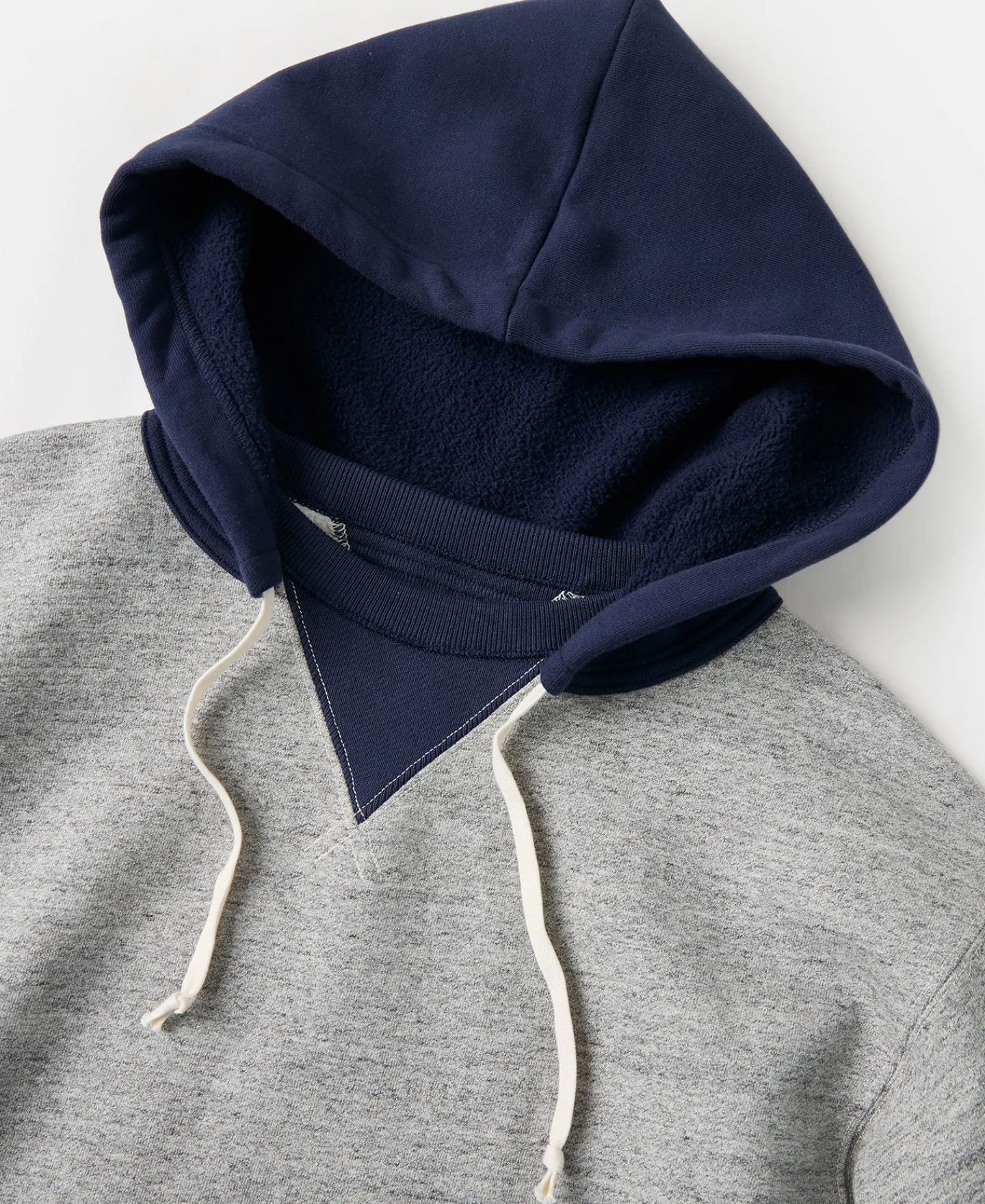 Sale Lot 117 Double V-Gusset After Hoodie - Navy/Gray Sweatshirts&hoodies