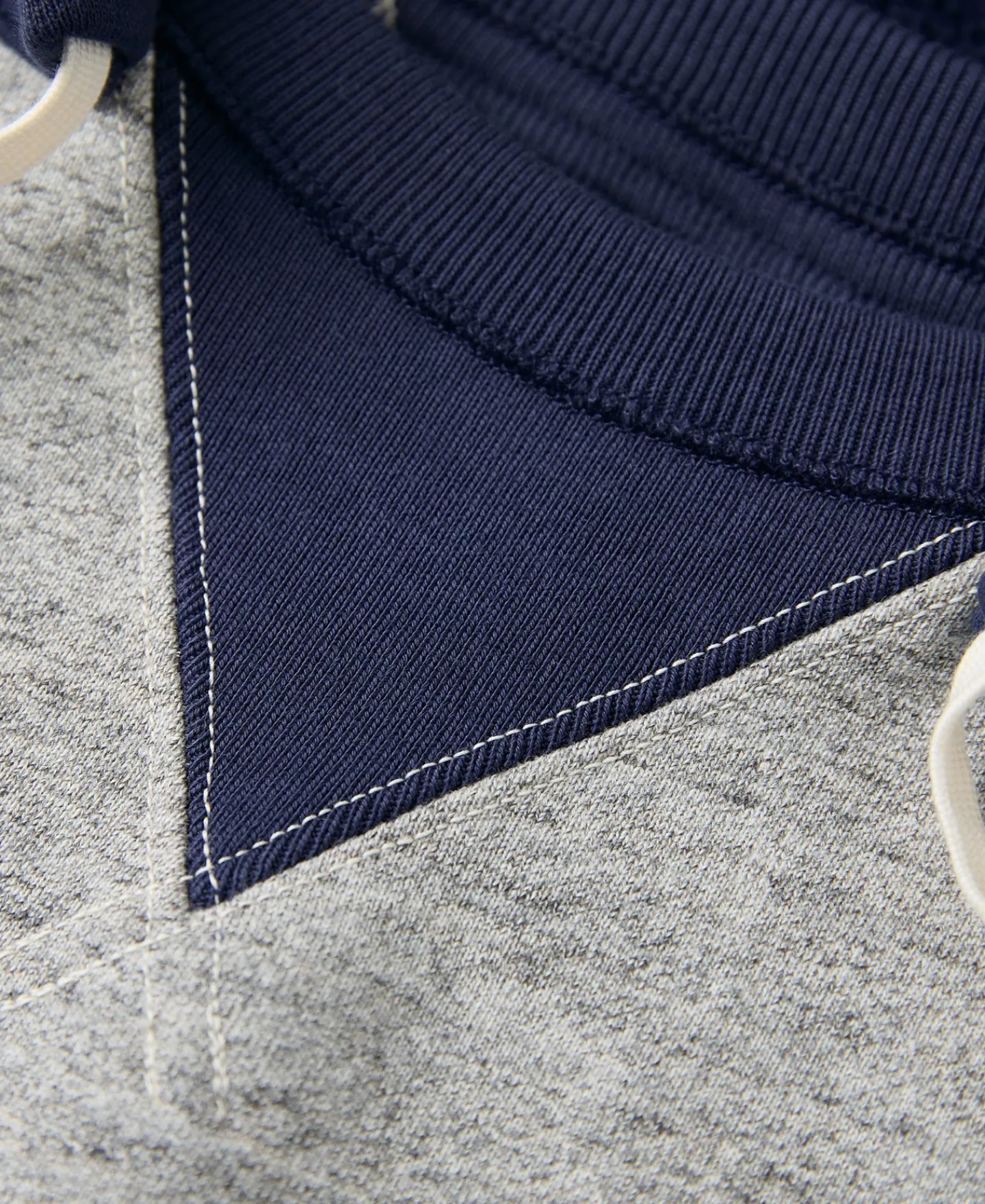 Sale Lot 117 Double V-Gusset After Hoodie - Navy/Gray Sweatshirts&hoodies