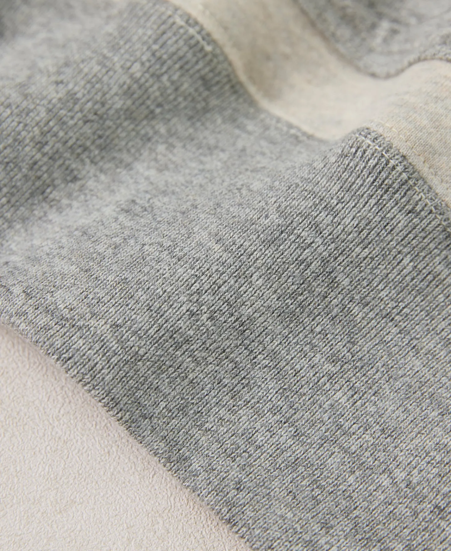 New Lot 117 Double V-Gusset After Hoodie - Oatmeal/Gray Sweatshirts&hoodies