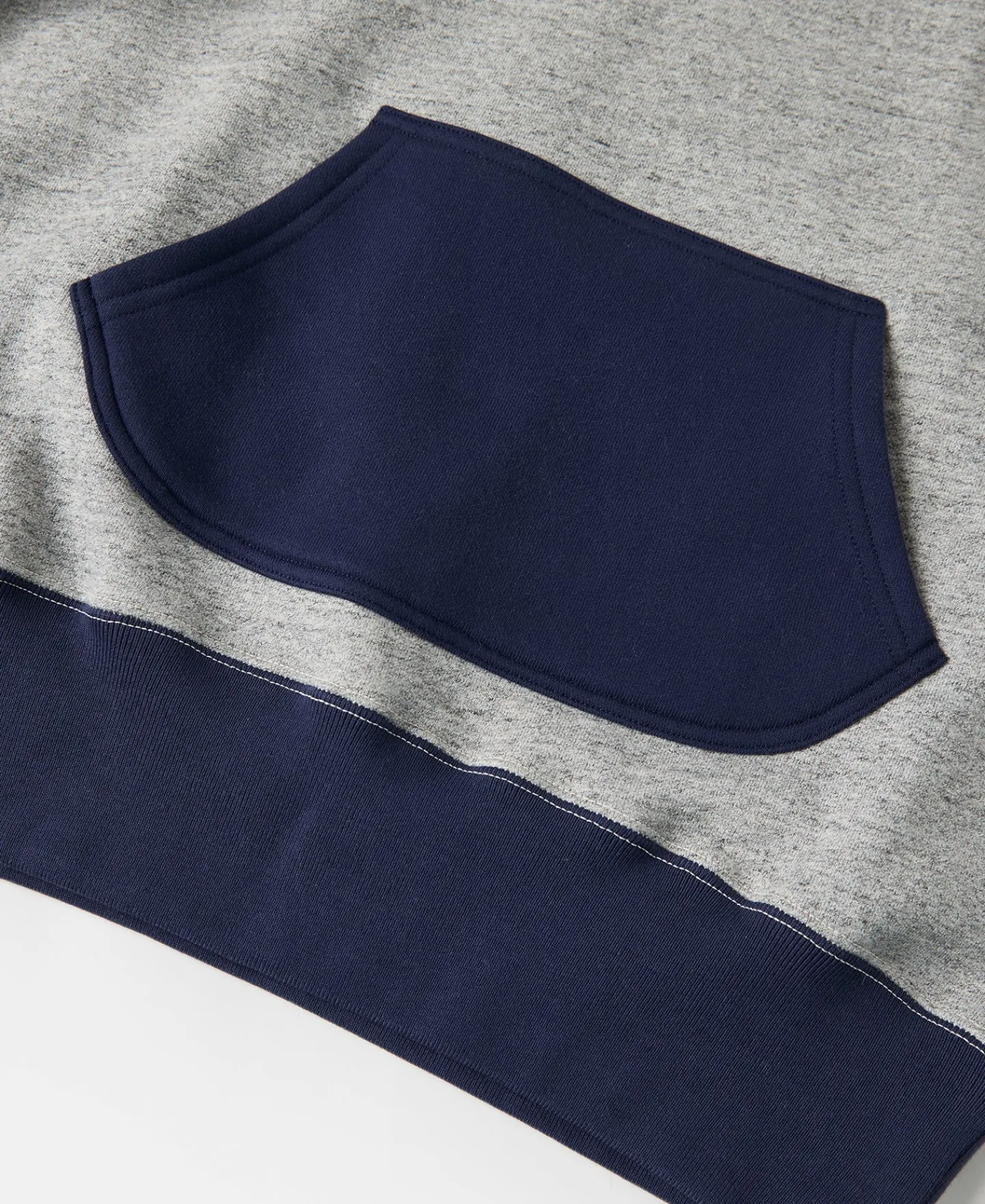 Sale Lot 117 Double V-Gusset After Hoodie - Navy/Gray Sweatshirts&hoodies