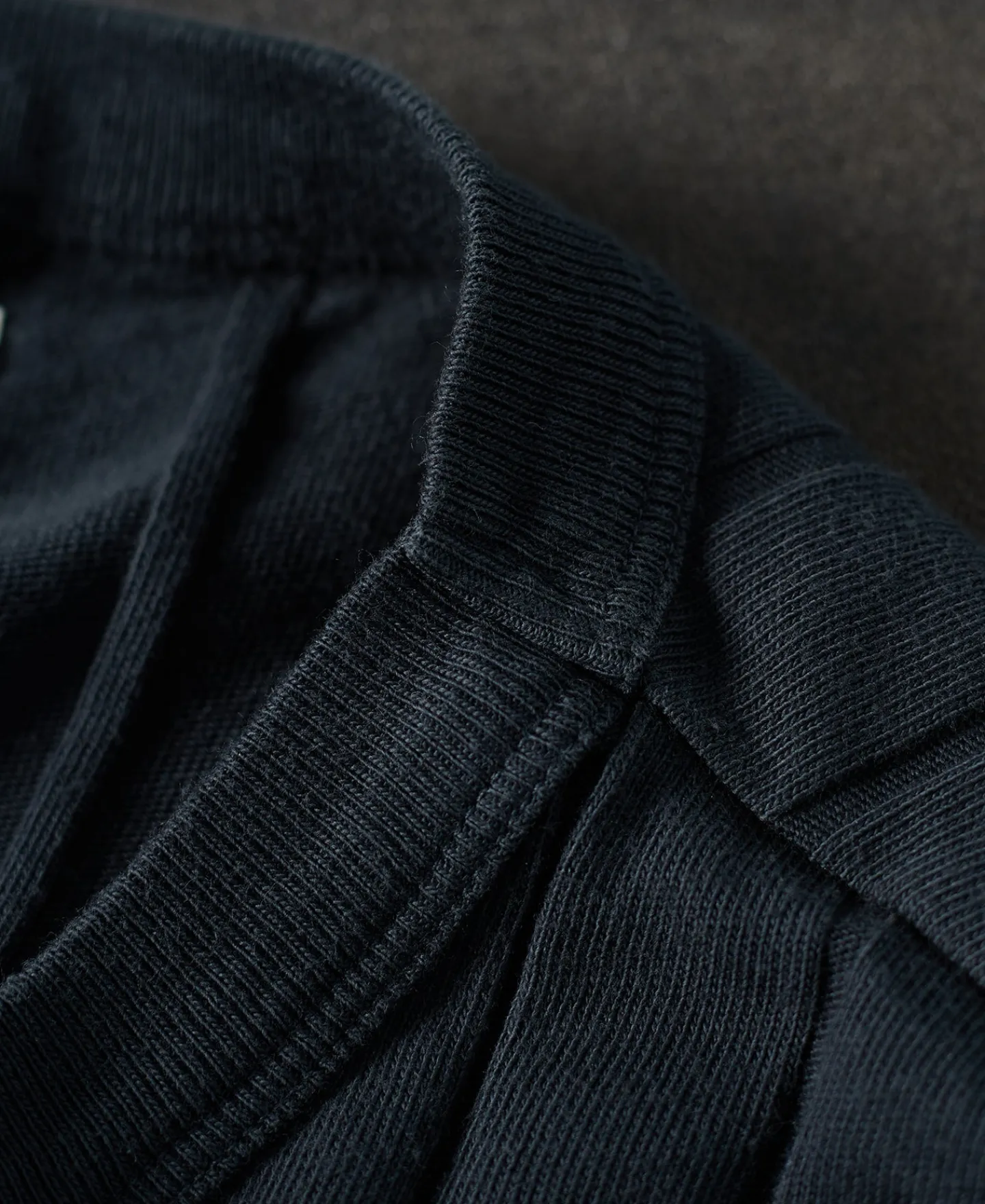 Online Lot 105 Drop Needle Ribbed Pocket T-Shirt - Charcoal Black Short Sleeve T-Shirts | T-shirts