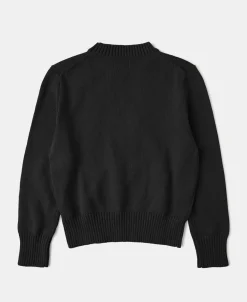 Outlet Lot 916 Ivy Mock Neck Sweater - Black Knitwear&sweaters