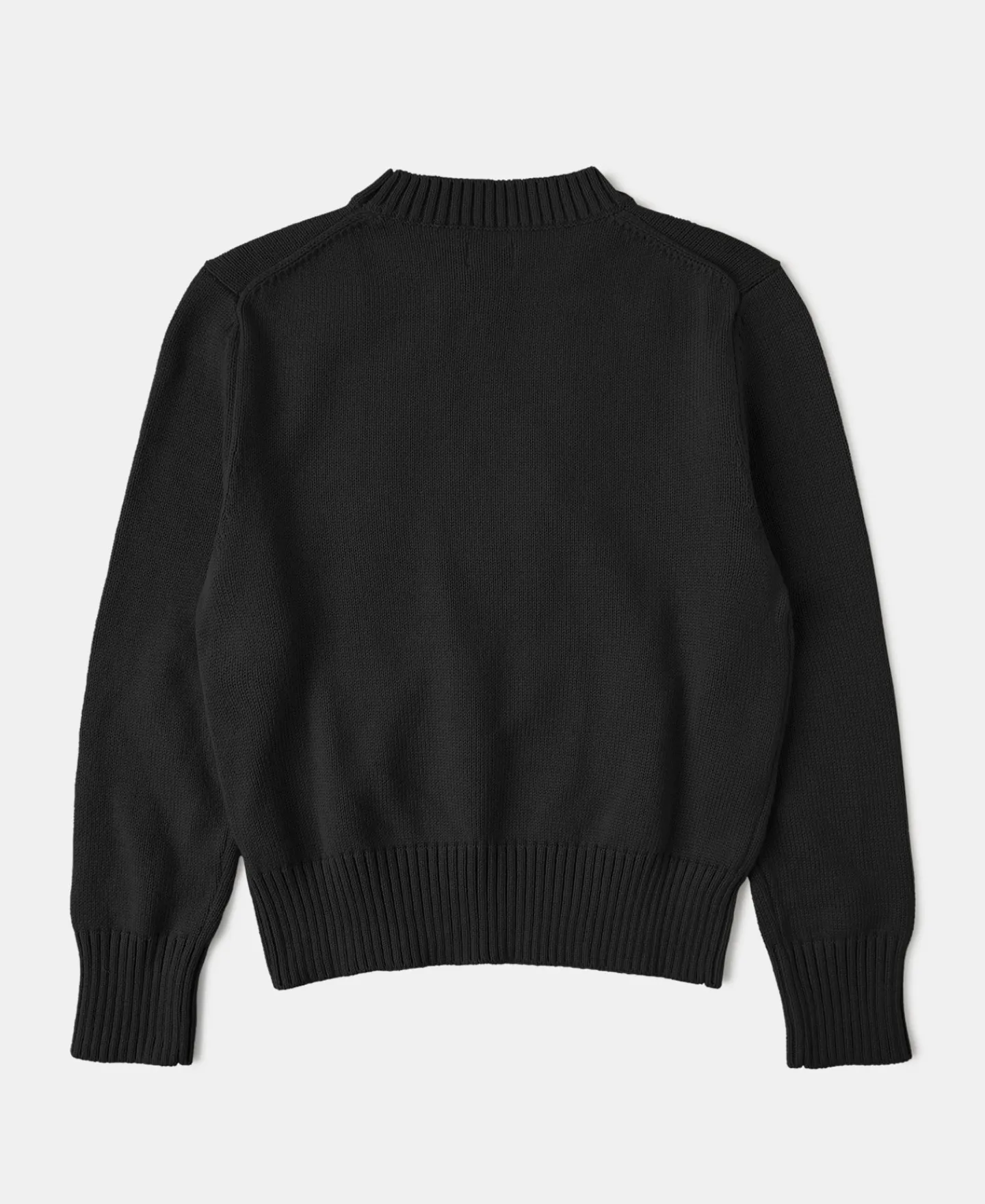 Outlet Lot 916 Ivy Mock Neck Sweater - Black Knitwear&sweaters