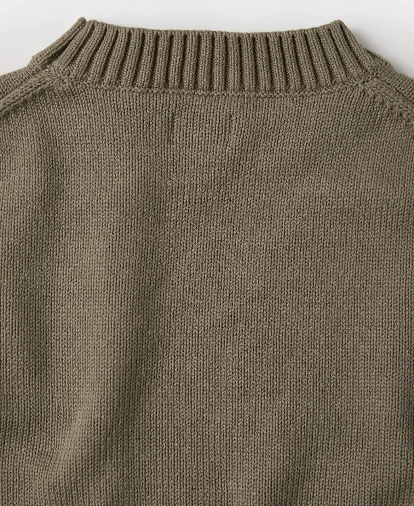 Discount Lot 916 Ivy Mock Neck Sweater - Olive Knitwear&sweaters