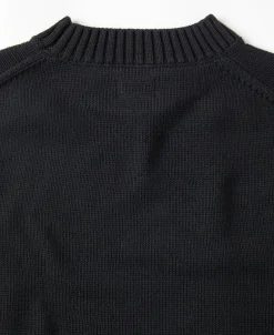 Outlet Lot 916 Ivy Mock Neck Sweater - Black Knitwear&sweaters