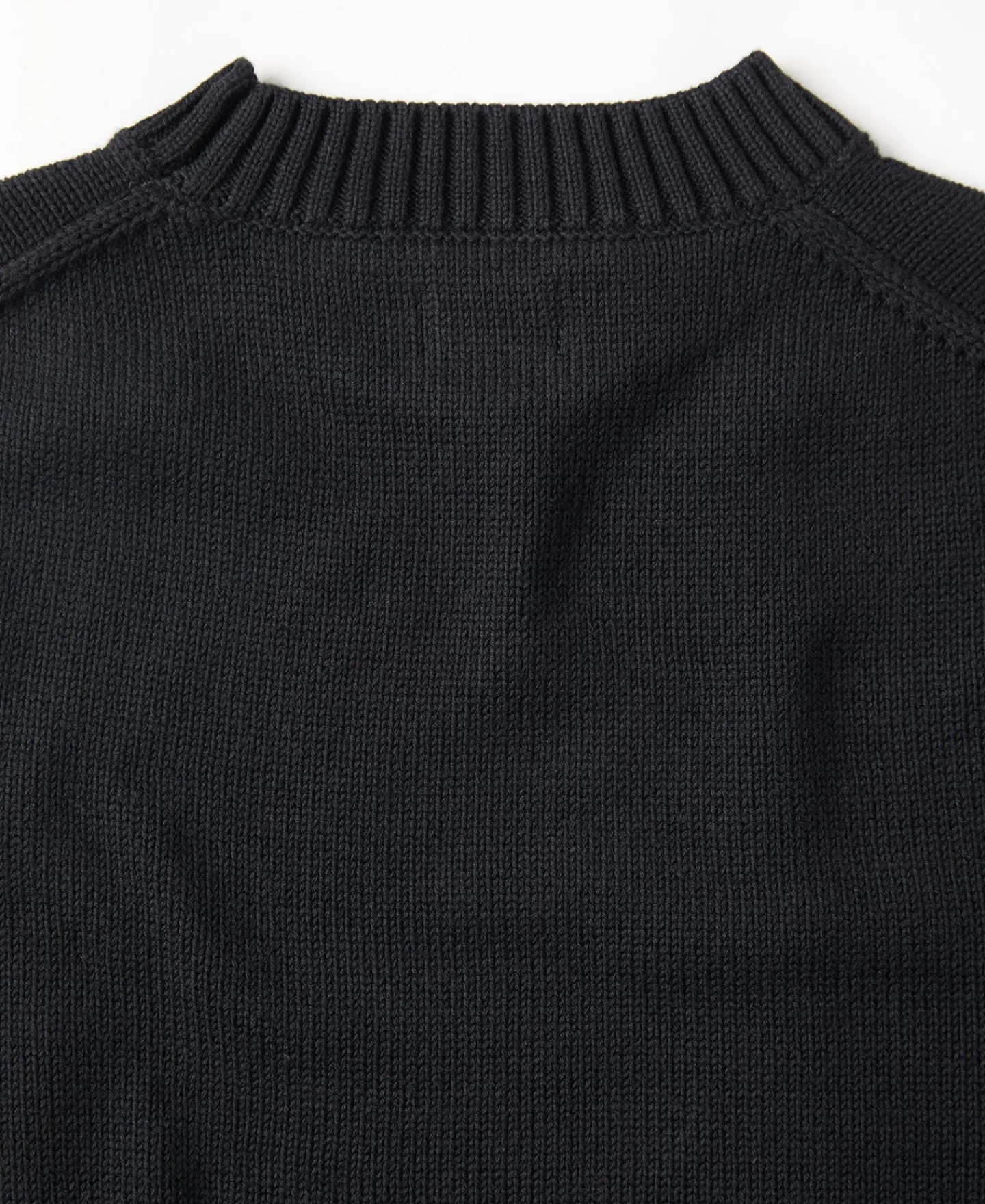 Outlet Lot 916 Ivy Mock Neck Sweater - Black Knitwear&sweaters