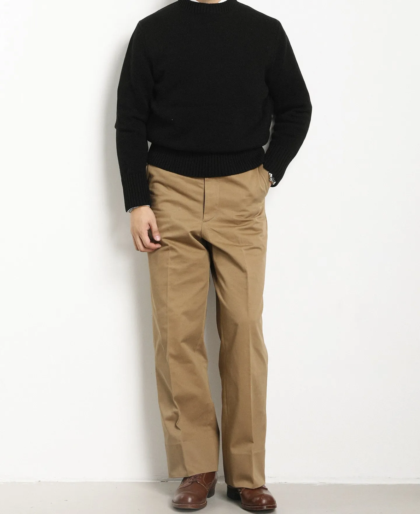 Outlet Lot 916 Ivy Mock Neck Sweater - Black Knitwear&sweaters
