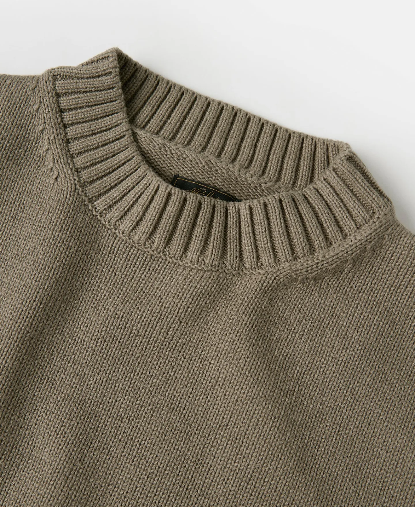 Discount Lot 916 Ivy Mock Neck Sweater - Olive Knitwear&sweaters