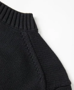 Outlet Lot 916 Ivy Mock Neck Sweater - Black Knitwear&sweaters