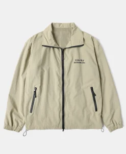 Fashion Lot 1013 Nylon Tracksuit Jacket - Khaki Jackets&coats