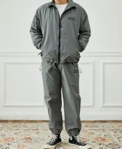 Sale Lot 1013 Nylon Tracksuit Jacket - Gray Jackets&coats
