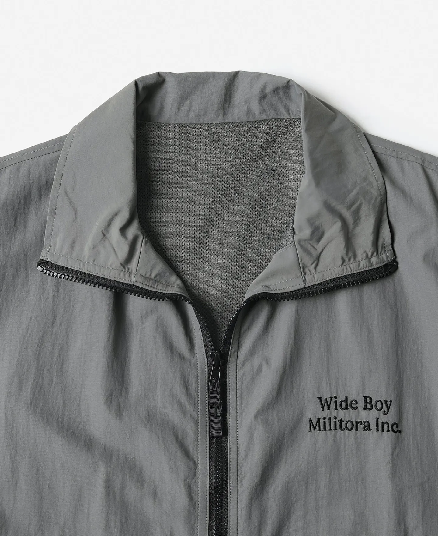 Sale Lot 1013 Nylon Tracksuit Jacket - Gray Jackets&coats