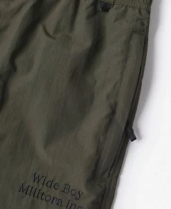 Best Lot 1013 Nylon Tracksuit Trousers - Olive Pants&trousers
