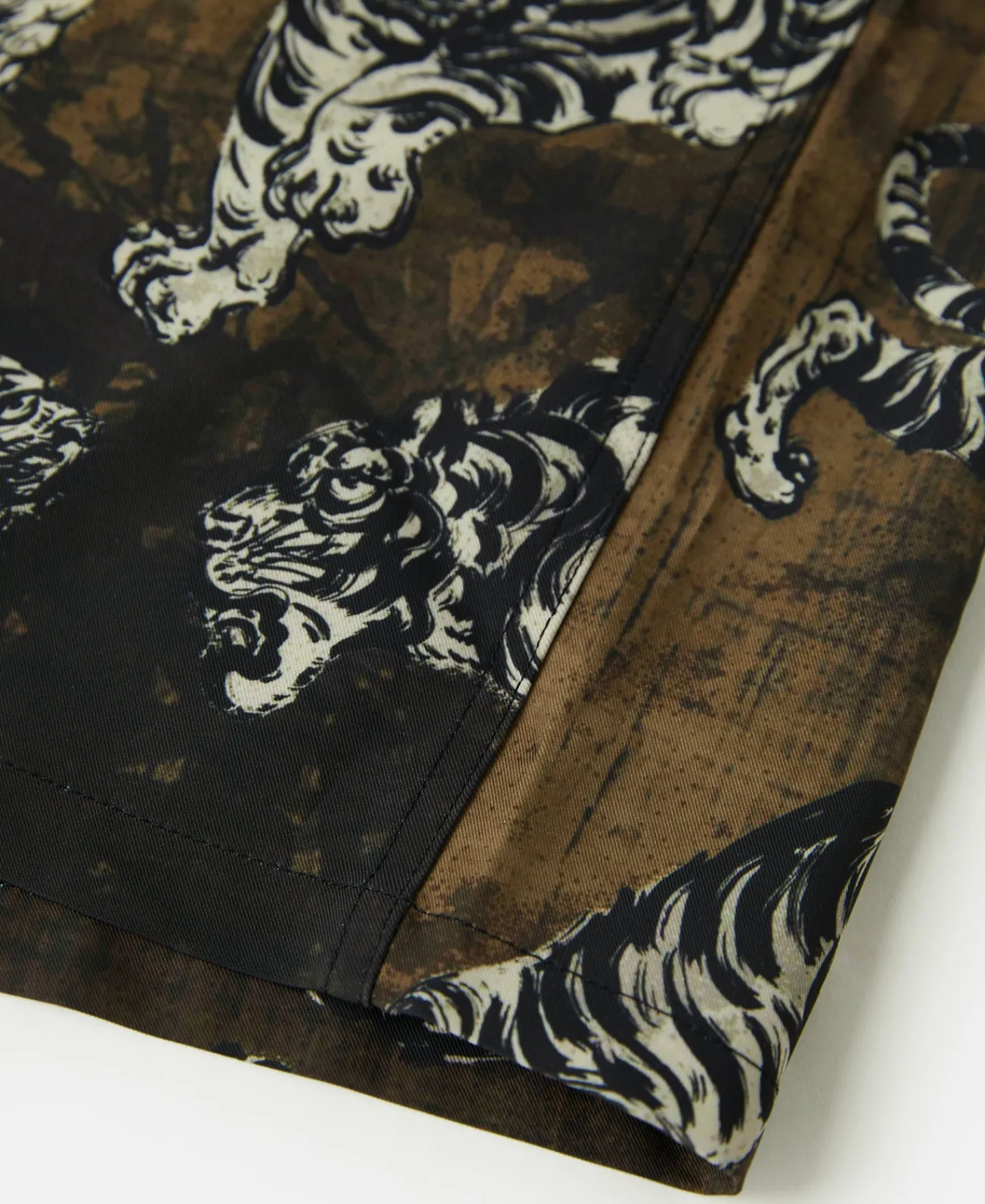Clearance Lot 223 Print Aloha Shirt - Hundred Tigers Shirts | Short Sleeve Shirts