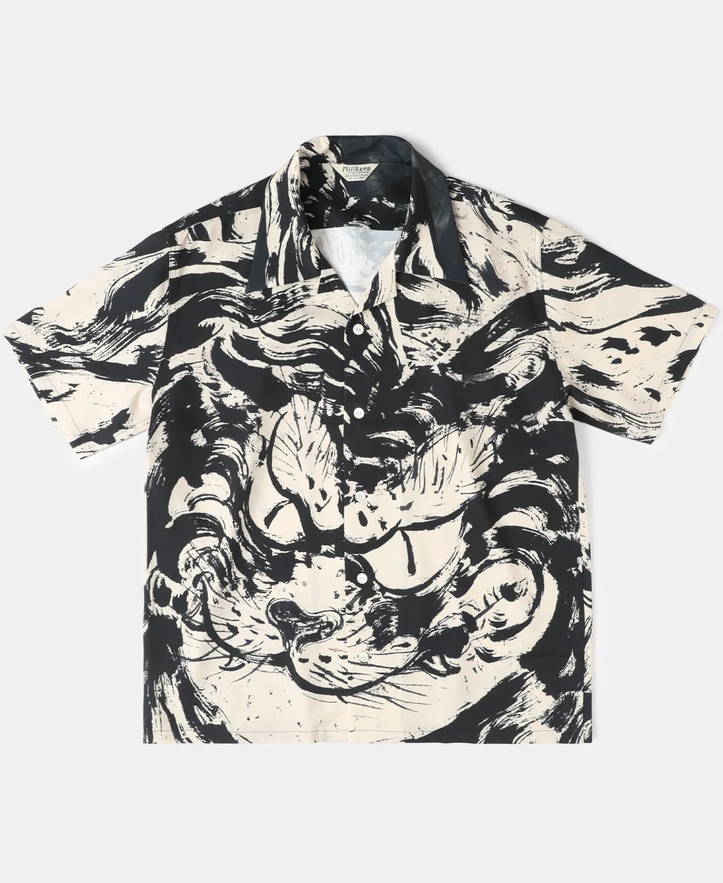 Fashion Lot 223 Print Aloha Shirt - Zen Tiger Short Sleeve Shirts | Shirts